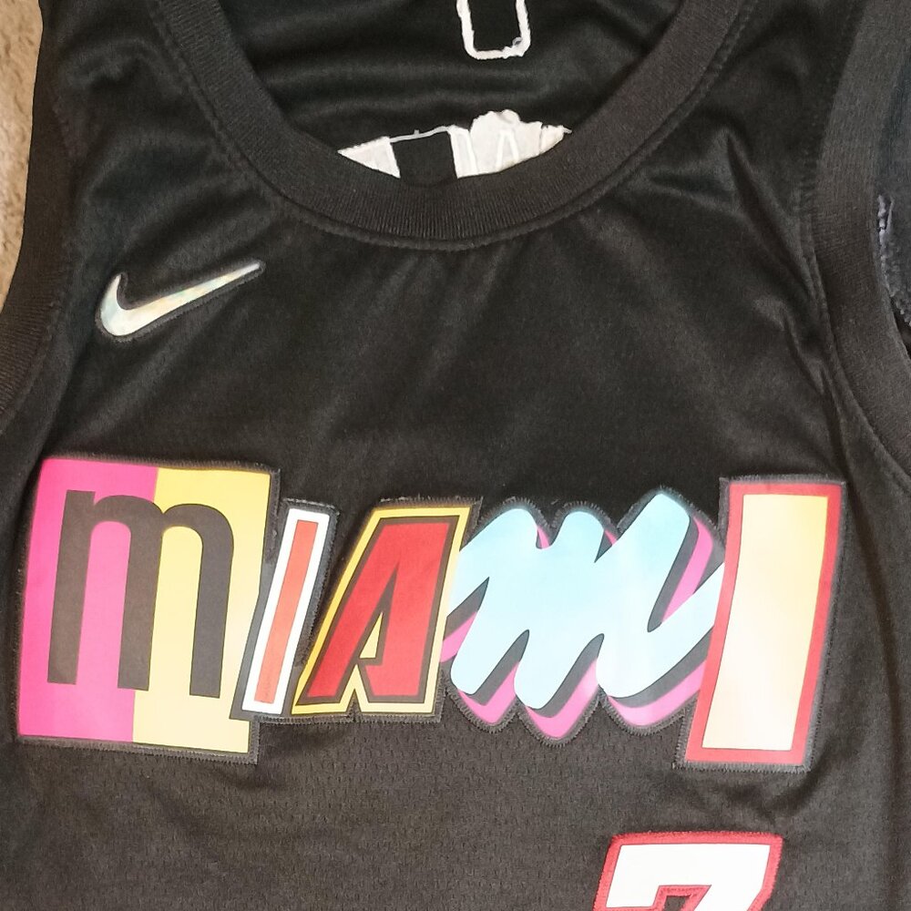 NBA Nike Swingman Jersey/Mens 54 XXL/Miami Heat Kyle Lowry 21-22 City Edition